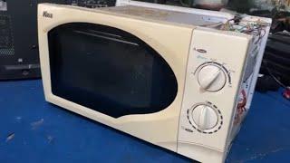 perbaikan Microwave Oven Krisbow menyala tapi tidak panas