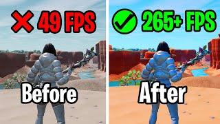 FIX FPS DROPS & BOOST FPS in Fortnite Chapter 3 Season 4! (NEW Setting)