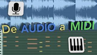 [Logic Pro X] Convertir grabación de AUDIO en MIDI (en UN PASO!!) : Reconocimiento Melódico