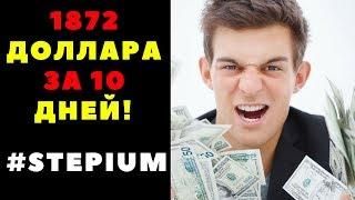 1872 ДОЛЛАРА ЗА 10 ДНЕЙ! #STEPIUM