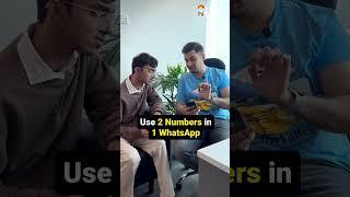 Use 2 Numbers in 1 WhatsApp #whatsapp