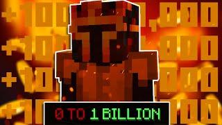 FROM 0 TO 1 BILLION COINS - Making 100 MILLION COINS In 8 Hours (Hypixel Skyblock)