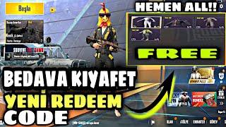 YENİ BEDAVA KIYAFET ALMA KODU ! REDEEM CODE ! PUBG Mobile Lite