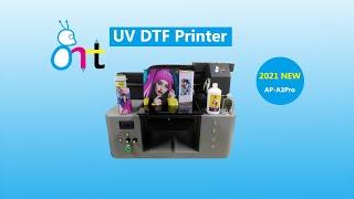 2021 new Antprint uv dtf printer cmyk white varnish oil printing uv dtf printer for 99% materials