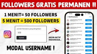 CARA MENAMBAH FOLLOWERS INSTAGRAM GRATIS PERMANEN TANPA AKUN TUMBAL