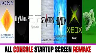 ALL CONSOLE STARTUP SCREEN REMAKE (1994 - 2024)