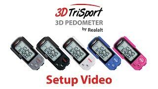 Setup Video for the 3DTriSport Pedometer by Realalt