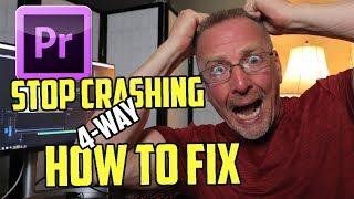 4 Fixes in 2019 | Prevent Premiere Pro from Freezing | Crashing