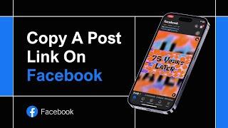 How to Copy A Post Link On Facebook