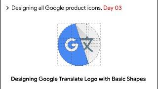 Designing Google Translate in illustrator | Creating all google products in illustrator | Day 03