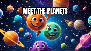 Zoom Through Space! Meet All 8 Planets in Our Solar System!   Fun & Educational Song for Kids