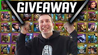 MASSIVE ACCOUNT GIVEAWAY!! HAPPY NEW YEAR!! | Raid: Shadow Legends