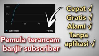 Cara cepat menambah subscriber youtube gratis tanpa Sub4sub