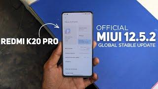 Official MIUI 12.5.2 Global Stable Update For Redmi K20 Pro | What's New ??