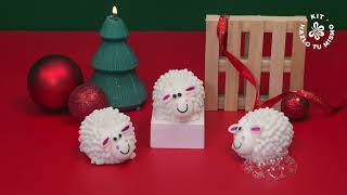 DIY Christmas Craft: How to make prosperity Sheep Soaps - Step-by-Step Tutorial