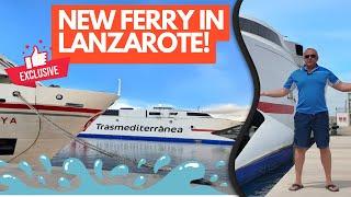 Exclusive Don't Miss This! | A Rare Treat On The New Ferry From Playa Blanca to Puerto Del Resario