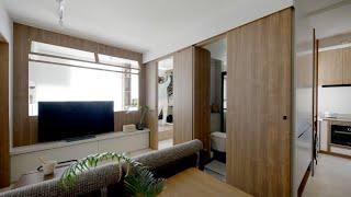 1sec.Left︱450 sqft︱Hong Kong New Apartment︱居屋設計︱Amplify the Brightness in Tiny House