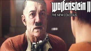 Wolfenstein 2 The New Colossus - Killing Hitler Gameplay / HItler Scene