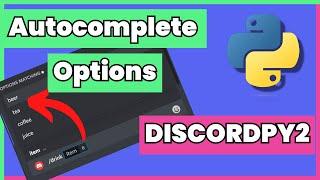How To Add Autocompletion To Your Discord Slash Commands