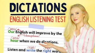 English Dictation Practice - Listening Test (MAX SCORE: 71)