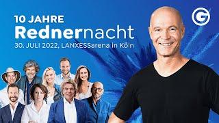 Greator Rednernacht 2022 in der LANXESSarena - wir feiern 10 Jahre !!!