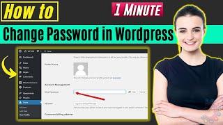 How to change password in wordpress 2024