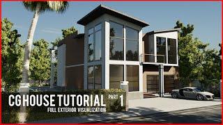 How to Create a Modern House in Blender | Part 1 | Blender 2.82