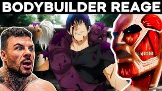 Bodybuilder Reacts to the Animes JUJUTSU KAISEN and ATTACK ON TITAN #08