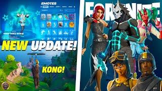 Fortnite Update & EVERYTHING NEW! (Godzilla Boss, KONG, Kaiju No 8, COLLABS)