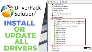 How to use Driverpack Solution Online || How to install drivers in Windows PC