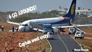 6 Go Arounds Kochi Airport? | Jet Airways Flight 9W 555 | Ram's Domain