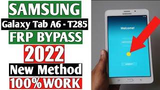 Samsung Galaxy Tab A6 Frp Bypass 2022/T285 How to Google Account Remove/100% Working