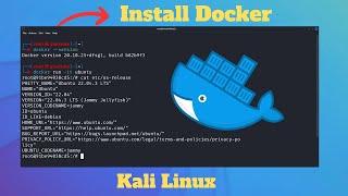 How to Install DOCKER on Kali Linux