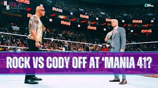 Rock vs Cody OFF of WrestleMania 41? WWE SmackDown (1.10.25) | 2 Out of 3 Falls