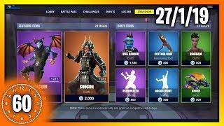 *NEW* MALCORE SKIN & SHOGUN  | 60 Second Fortnite Shop (Fortnite Battle Royale)