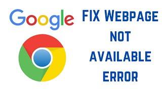 How to FIX Webpage not available error