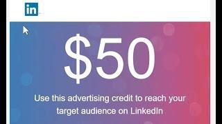 How To Create a LinkedIn Campaign with your Promo Credit