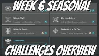 Week 6 Seasonal Challenges Overview (Destiny 2 Season of The Splicer)