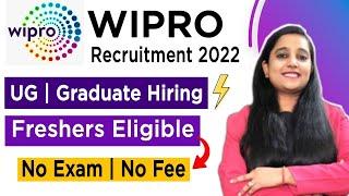 Wipro Recruitment 2022 | Fresher Jobs | Wipro Jobs For Freshers 2022 | Job Vacancy 2022 | MNC Jobs