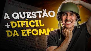 Questão de FÍSICA CABELUDA da EFOMM