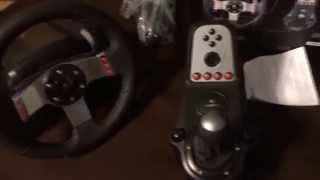 Logitech G27 Wheel w/ 6-Speed Shifter - Unboxing and Some Tips