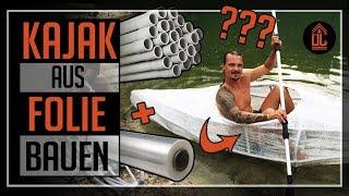 KAJAK selber bauen aus Folie| Kanu |"Survival Kajak" mal anders| DIY | Boot 25 Euro