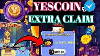 YESCoin Airdrop Update। YesCoin Extra Earning। Yes Coin Wallet Connect । Yes Coin Swap Earn।