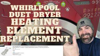 Whirlpool Duet Dryer Heating Element Replacement #whirlpool #whirlpoolappliances #diy #fix #dryer