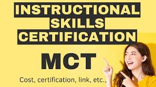 instructional skill in microsoft certified trainer | which instructional skills to do for mct | must