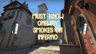 3 BEST ONE WAY SMOKES INFERNO - CS:GO 2022