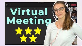 7 Tips For PERFECT VIRTUAL MEETINGS