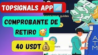  TOPSIGNALS : comprobante de RETIRO, la mejor APP para ganar DINERO en 2024 