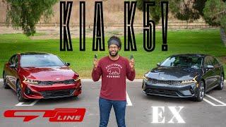 The New Sedan Benchmark?? | 2021 Kia K5 GT-Line & EX Review