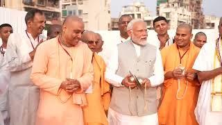 PM Modi's participation in Hare Krishna Kirtan at ISKCON Panvel